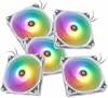 Ventilaator BitsPower Notos RGB PWM, 120 mm, valge, 5 tk