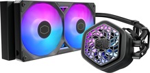 Veejahuti protsessorile Cooler Master MasterLiquid 240 Atmos II VRM Fan ARGB, must, 120 mm
