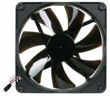 Korpuse ventilaator Noiseblocker ITR-PK-1, 140 mm, must