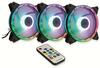 Ventilaatorite komplekt Inter-Tech Argus RS-07 RGB Set, 120 x 120 x 25 mm, 3 tk
