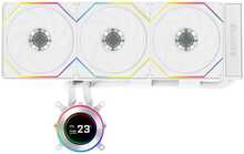 Veejahuti protsessorile Lian Li HYDROSHIFT II LCD-C 360TL ARGB, valge, 120 mm