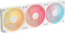 Ventilaator Corsair iCUE LINK LX120-R RGB, 120 mm, 3 tk, valge