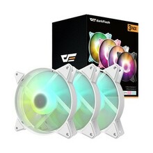 Ventilaatorite komplekt Darkflash C6 ARGB 3in1, 120 x 120 mm, valge