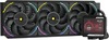 Veejahuti protsessorile Valkyrie V360 LCD VK-AIOV360B, must, 120 mm