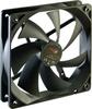 Ventilaator Inter-Tech SinanPower F-120-S, 120 x 120 x 25 mm, must