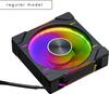 Ventilaator Phanteks D30 PWM D-RGB, 120 mm, must