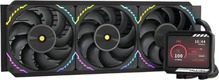 Veejahuti protsessorile Valkyrie V360 LCD VK-AIOV360B, must, 120 mm