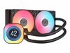 Vesijahuti protsessorile Corsair iCUE LINK TITAN 240 RX LCD, 120 mm, must