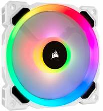 Ventilaator Corsair LL120 Dual Light Loop, 120 mm, valge RGB