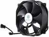 Korpuse ventilaator SilverStone SST-FHP141, 140 mm, must