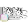 Protsessori jahuti Corsair iCUE H100i RGB ELITE, valge, 240 mm