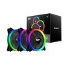 Arvuti ventilaatorite komplekt Darkflash DR12 Pro ARGB 3in1, 120 x 120 mm, must