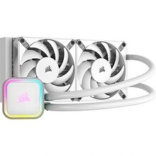 Protsessori jahuti Corsair iCUE H100i RGB ELITE, valge, 240 mm