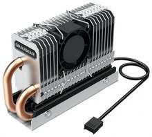 Radiaator Graugear G-M2HP04-F M.2 2280 SSD, hõbe, 80 mm