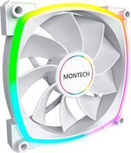 Korpuse ventilaator Montech RX140 PWM, 140 x 140 x 25 mm, valge
