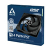 Korpuse ventilaator Arctic P14 PWM PST, 140 mm, must