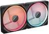 Ventilaator Corsair iCUE Link LX140-R RGB, 140 mm, must, 2 tk