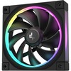 Ventilaator DeepCool FL12, 120 mm, must