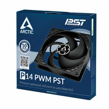Korpuse ventilaator Arctic P14 PWM PST, 140 mm, must