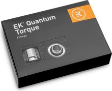 Ühendused EK Water Blocks EK-Quantum Torque STC 10/16, 6 tk, hõbedased