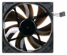 Korpuse ventilaator Noiseblocker BlackSilentPro PLPS, 120 mm, must