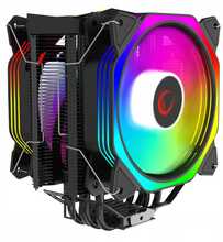 Protsessori jahuti Rampage Octagon C60, LGA1700/AM5, 2 x 120 mm, ARGB