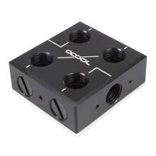 Vesijahutussüsteemi lisatarvik Alphacool ES Distro Plate C2, 56 mm, must