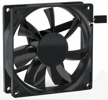 Korpuse ventilaator Noiseblocker BlackSilent Pro PE-1, 92 mm, must