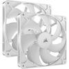 Ventilaator Corsair RS Series 140, 2 tk, valge, 140 mm
