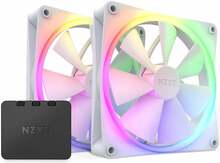 Korpuse ventilaator NZXT F140 RGB 2-Pack, 140 mm, valge