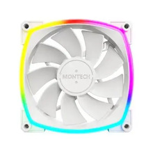 Ventilaatorite komplekt Montech RX120 PWM, 120 mm, valge, 3 tk