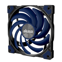 Korpuse ventilaator Akasa Alucia XS Slim Blue, AK-FN122-BL, 120 x 120 mm