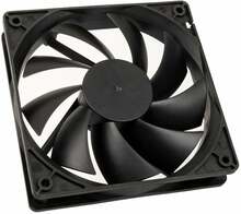 Korpuse ventilaator Akasa Auto Thermal Fan, 120 mm, must