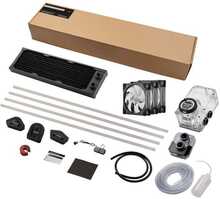 Veejahutuse komplekt Phanteks Glacier EZ-Fit 360 D30-KIT, must