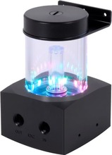 Reservuaar Alphacool Core 100 Aurora ARGB, akrüül, must, 0.2 l, 131 mm
