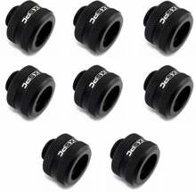 Ühendus XSPC G1/4 kuni 14 mm kõvatorule, must matt, 8 tk