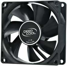 Korpuse ventilaator Deepcool XFAN80, 80 mm, 1800 p/min, must