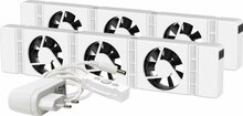 Radiaatori ventilaatorite komplekt Speedcomfort Duo, 70 mm, 2 tk, valge