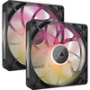 Ventilaator arvutile Corsair iCUE LINK RX140 MAX RGB, 140 x 140 x 30 mm, must, 2 tk