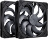 Ventilaator Noctua NF-A14x25 G2 PWM Sx2-PP chromax.black, 140 mm, 2 tk