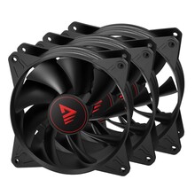 Ventilaatorite komplekt Savio Blade X1 SET, 3 x 120 mm, must