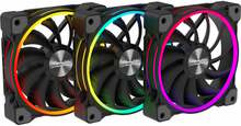 Ventilaator Alpenfohn Wing Boost 3 ARGB, 120 mm, must, 3 tk