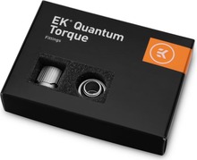 Ühendus EK Water Blocks EK-Quantum Torque STC 10/16, Satin Titanium, 6 tk
