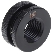 Üleminek Alphacool HF bulkhead G1/4, lühike versioon, must