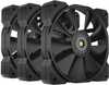 Korpuse ventilaatorid Cougar MHP120, 120 x 120 mm, 3 tk, must