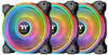 Ventilaatorite komplekt Thermaltake Riing Quad 14 RGB, 3 tk, must, CL-F089-PL14SW-A