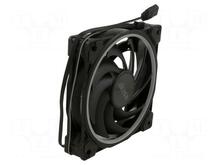 Korpuse ventilaator Akasa SOHO AR, 120 mm, must