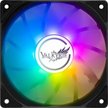 Ventilaator Valkyrie V12F ARGB, 120 mm, must
