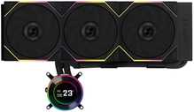 Veejahuti protsessorile Lian Li HYDROSHIFT II LCD-C 360TL ARGB, must, 120 mm