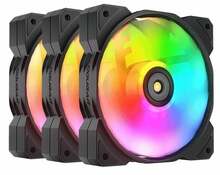 Korpuse ventilaator Cougar CF-MHP12HB3-RGB, 120 mm, must, valge, 3 tk